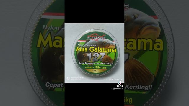 Relix Nusantara Mas Galatama 127 Senar pancing 150 meter смотреть онлайн