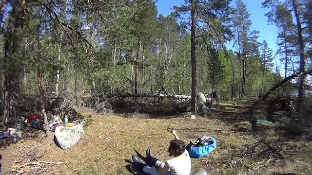 Водный поход на байдарках Таймень - Вуокса - Приозерск - Лосево. смотреть онлайн