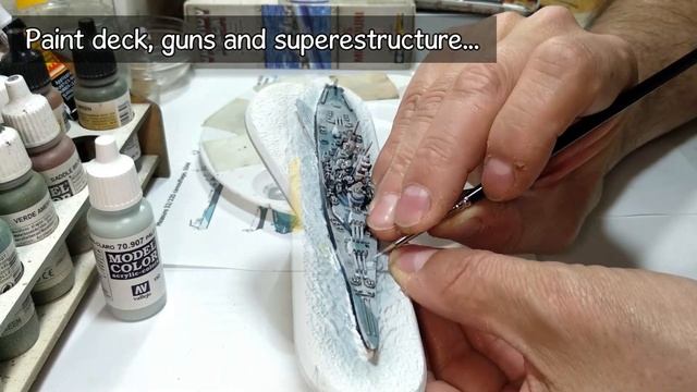Painting US Navy. USS Missouri. Victory at Sea. Warlord Games смотреть онлайн