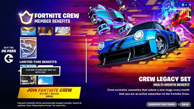 My First Fortnite Video #1. (Fortnite Battle Royale) Getting Fortnite Crew + Battle Pass/OG Pass смотреть онлайн