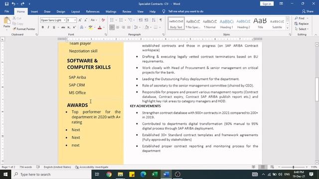 CV Template Word DOWNLOAD FREE ⬇ (2023) смотреть онлайн