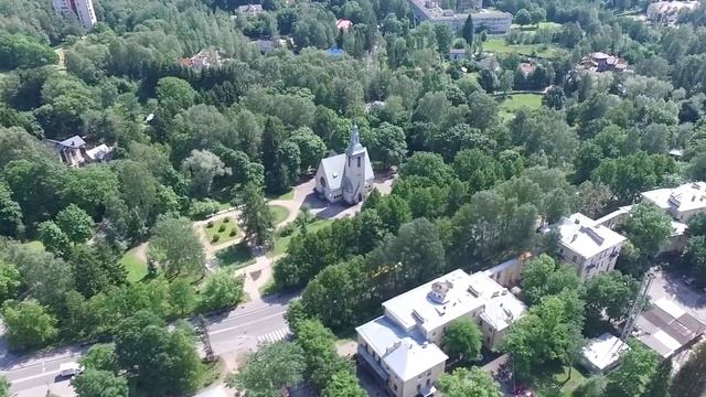 Зеленогорск с высоты птичьего полета смотреть онлайн