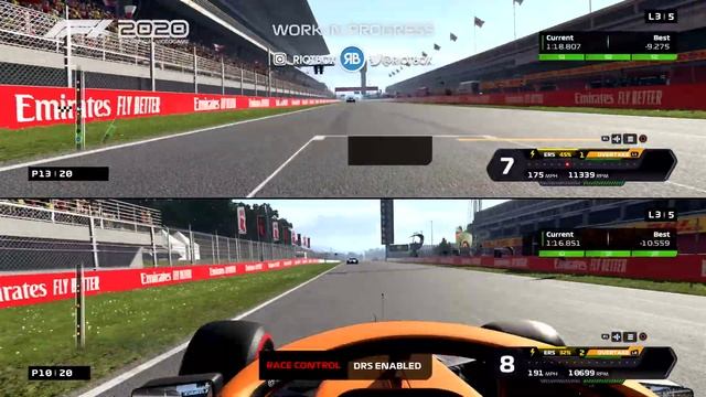 F1 2020 Game | OVERTAKE BUTTON AND SPLIT SCREEN GAMEPLAY! (F1 2020 4K Gameplay) смотреть онлайн