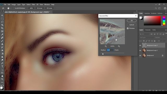 Skin Retouching 2024 - Best Photoshop Tutorial | Face Retouching смотреть онлайн