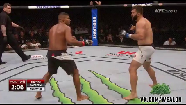 Алистар .Оверим vs Андрей Арловский, UFC Fight Night 87 смотреть онлайн