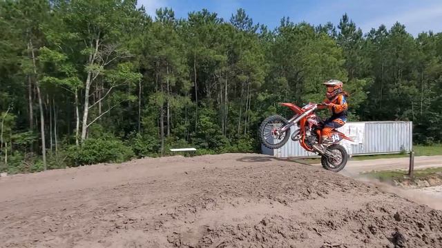 Moto Girl's 80 foot jump and NGK Giveaway смотреть онлайн
