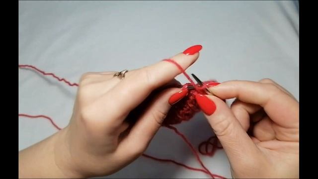 Повязка на голову спицами. Мастер-класс. Самая простая повязка на голову для начинающих. смотреть онлайн