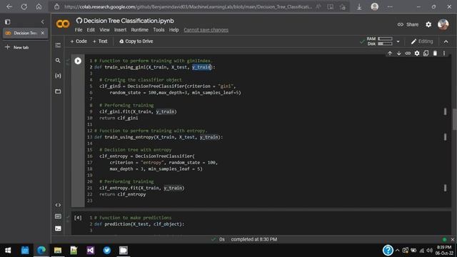 Decision Tree Classification using Python | Gini | Entropy | Machine Learning Scikit learn смотреть онлайн