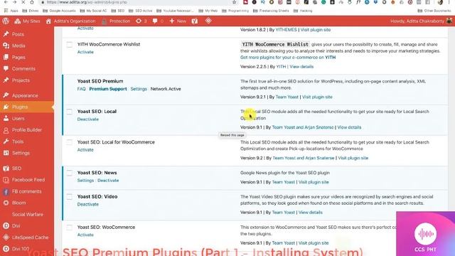 Yoast SEO Premium Plugins Part 1 – Installing System @ CCS PHT смотреть онлайн