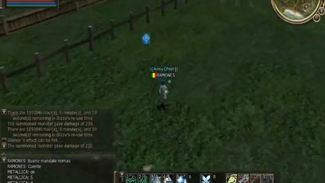 Lineage II Ancient! PVP entre Warlock y Necromancer смотреть онлайн