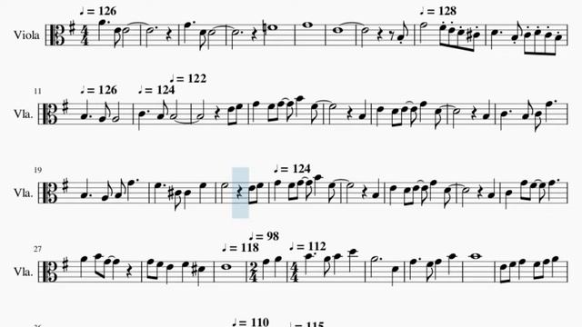 Viola Sheet Music: How to play The Girl Who Fell from the Sky (Castle in the Sky) by Joe Hisaishi смотреть онлайн