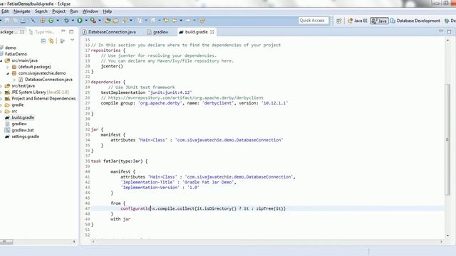 Fat/Uber Jar-One Jar file with all dependent libraries require for Gradle | Definition&Creation Dem смотреть онлайн