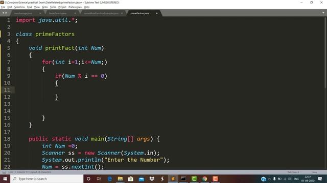 Prime Factors in Java смотреть онлайн