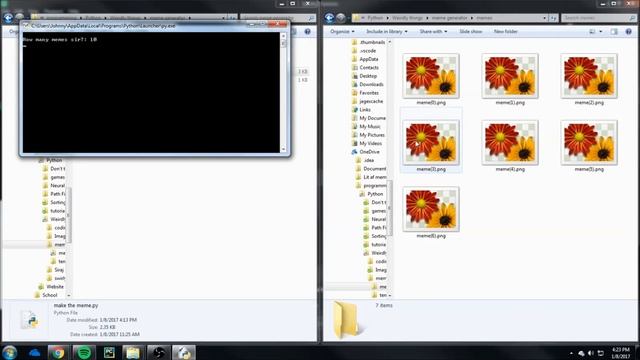 Random meme generator (python and pygame) смотреть онлайн