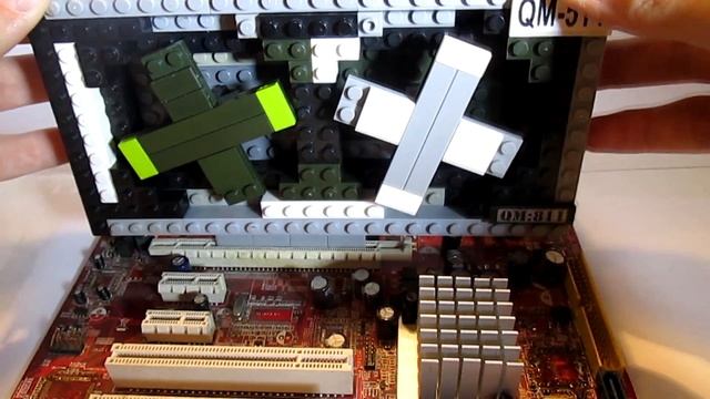 Видеокарта GTX1050TI из LEGO