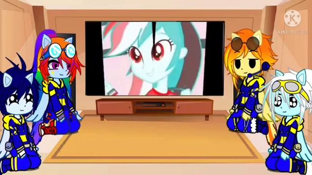 Wonderbolts React To Rainbow Dash (lol there's ✨SoArInDaSh✨ in this vid) смотреть онлайн