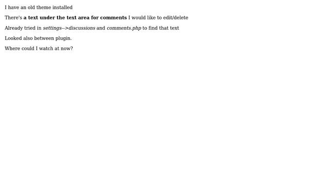 Wordpress: How to edit comments form on posts? смотреть онлайн