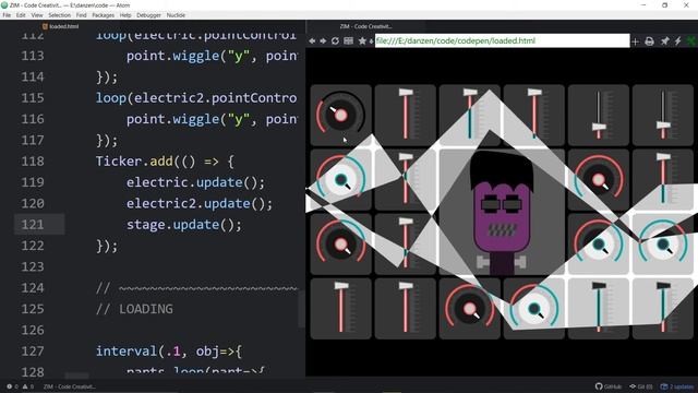 ZIM Explore! 46B. Monster! - #HTML #Canvas #JavaScript, #CreateJS, #ZIMjs смотреть онлайн