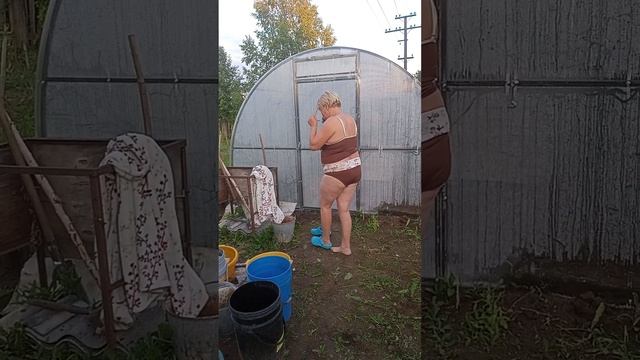 Очередное моё обливание, закаливание холодной водой ? смотреть онлайн