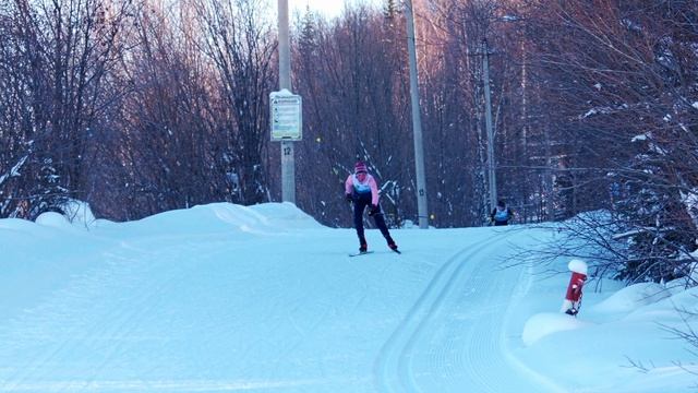 Лыжный марафон "Сияние Севера" смотреть онлайн