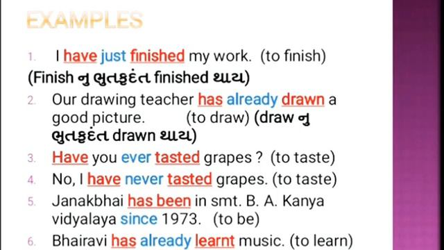 Verb Present Perfect Tense English Grammar смотреть онлайн