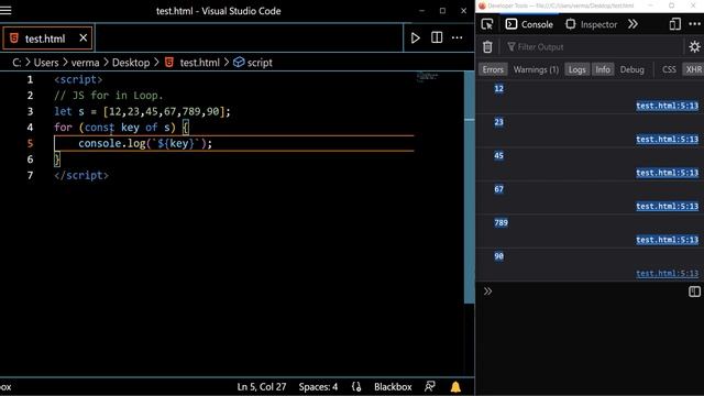 JavaScript for...in Loop: A Comprehensive Tutorial (Hindi) | JS for in Loop In Hindi | for in Loop смотреть онлайн