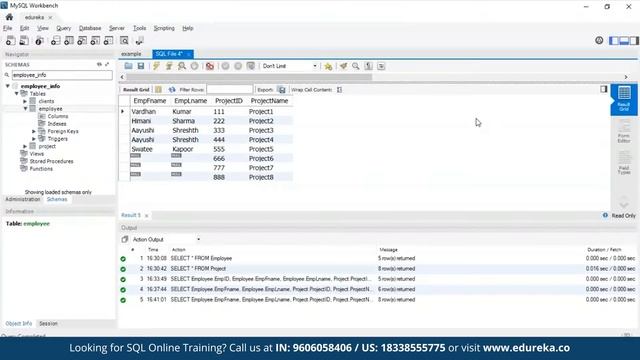 SQL joins tutorial for beginners | Inner, Left, Right, Full Join | SQL Joins | Edureka Rewind смотреть онлайн