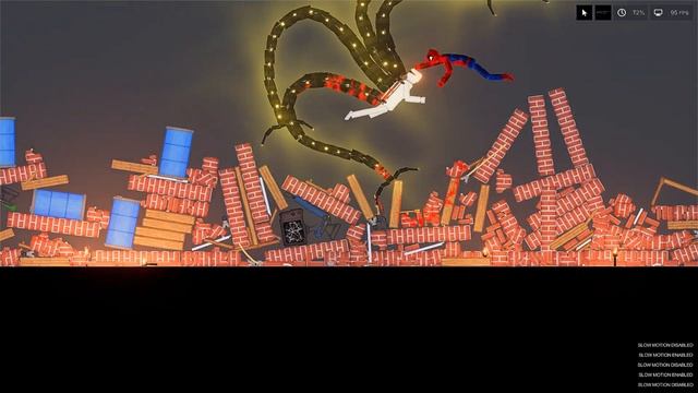 SPIDERMAN vs DR OCTOPUS FIGHTING - People Playground 1.22.3 смотреть онлайн