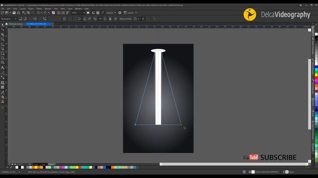 ? CÓMO CREAR EFECTO DE LUZ EN COREL DRAW: TUTORIAL ?