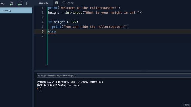 Day 3 - 29-Control Flow with if else and Conditional Operators смотреть онлайн