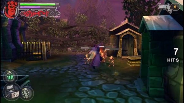 HELLBOY  THE SCIENCE OF EVIL - GAMEPLAY (PSP)