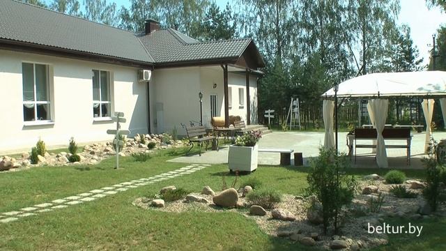 Туристический комплекс Дудинка-Сити - экстерьеры павильона для торжеств, Отдых в Беларуси смотреть онлайн