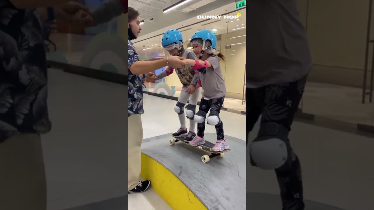 Лонгборд для двоих! Скейт-парк Bunny Hop расширяет границы! смотреть онлайн