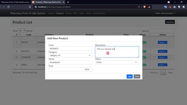 Pharmacy Point of Sale System using PHP and SQLite DEMO смотреть онлайн