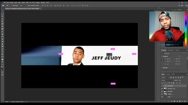 Koman Pou Fe Yon YouTube Banner Sou Photoshop 2021 GRATIS смотреть онлайн