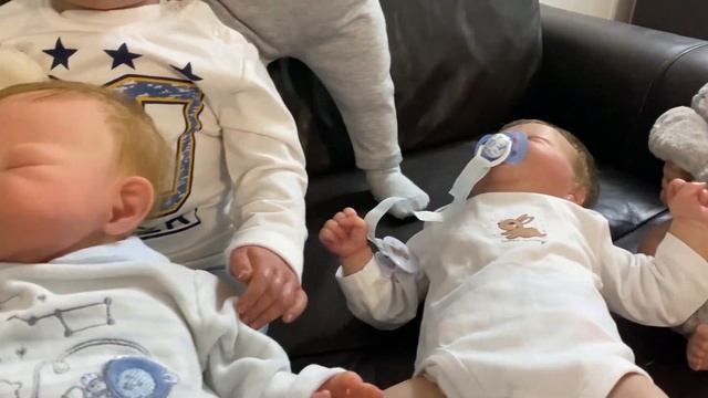 ВЛОГ СО ВСЕМИ РЕБОРНАМИ. КАНАЛУ ОДИН ГОД! #reborndoll #rebornbaby #куклареборн