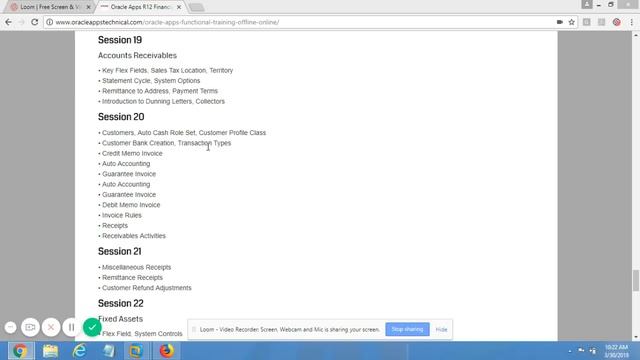 Creating Invoice - Oracle Apps R12 SCM Functional Module Online Training Videos Published on Udemy смотреть онлайн