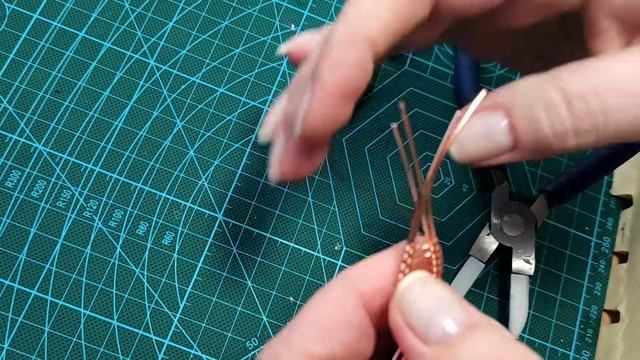 Украшения из медной проволоки. смотреть онлайн