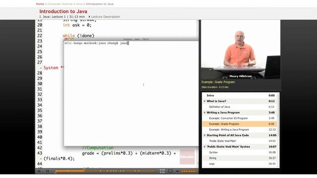 Java - Introduction to Writing Programs смотреть онлайн