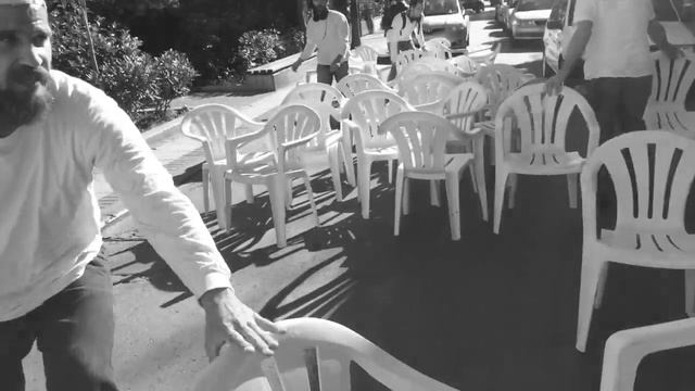 Monoblock - White Plastic Chairs (public space intervention) смотреть онлайн