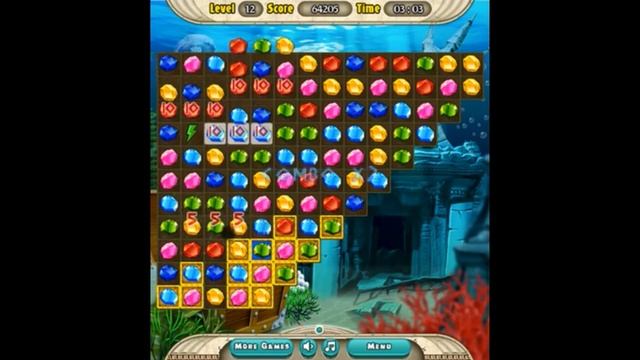 Atlantis Jewels - FREE GAME  & WALKTHROUGH
