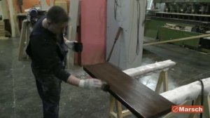 Покраска лестничной ступени масло-воском Osmo - Урок №2