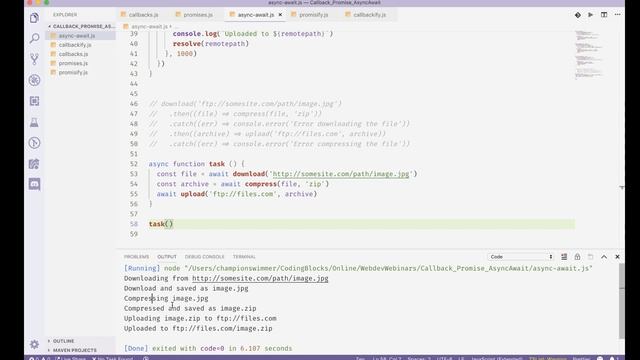 Asynchronous Javascript: Part 5 - async-await syntax смотреть онлайн