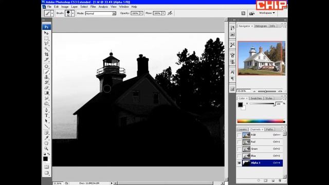 Выделение фрагментов в PhotoShop смотреть онлайн