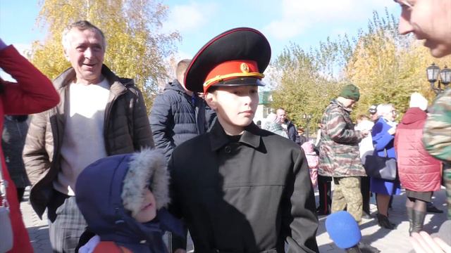 В кадетской «семье» пополнение! 35 новобранцев произнесли присягу смотреть онлайн