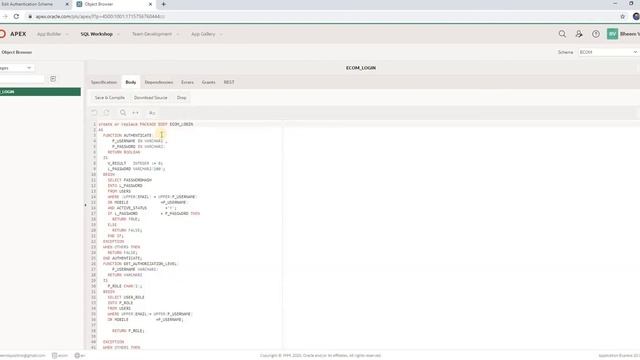 #OracleApex #APEX How to change default custom authentication function in oracle apex. смотреть онлайн