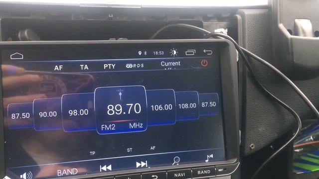 VW PASSAT B 7 Výměna Autorádia MKD 188L CHINA Jednou Rukou/exchange Car Radio/