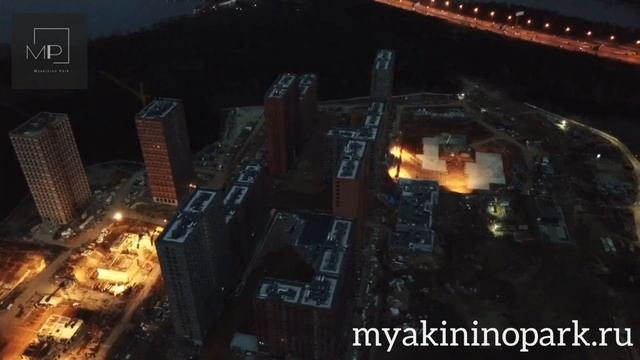 Ночной Мякинино Парк. смотреть онлайн