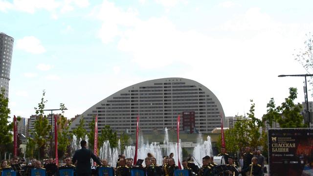 Марш «Слава Родине» в исполнении ркестра 1-й армии ПВО и ПРО смотреть онлайн