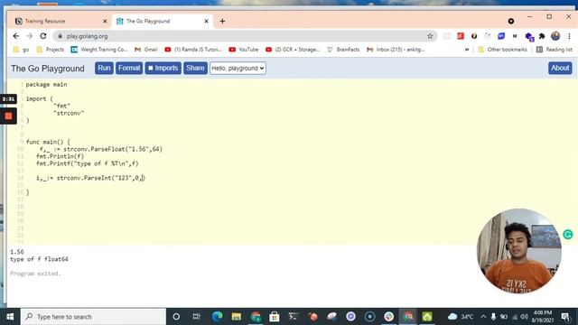 Number parsing - Go lang смотреть онлайн